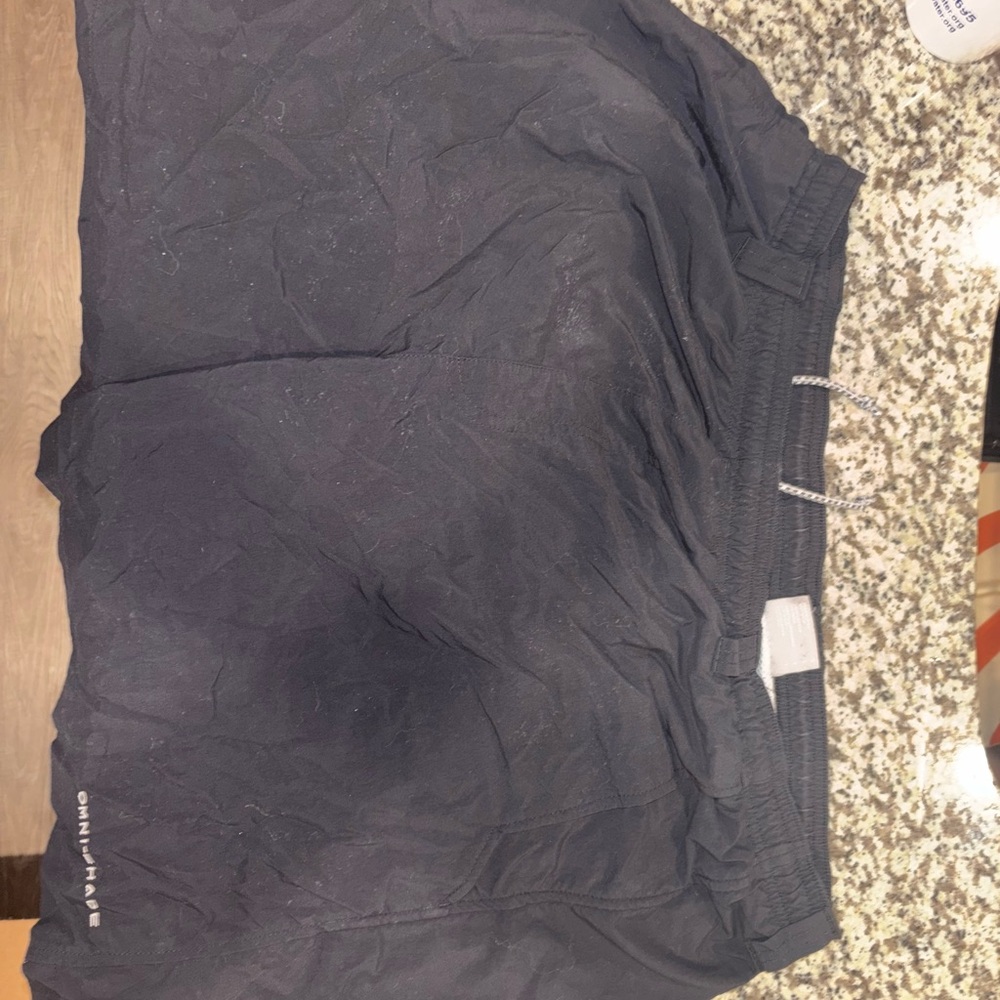 Columbia Black Swim Trunks Relaxed Fit